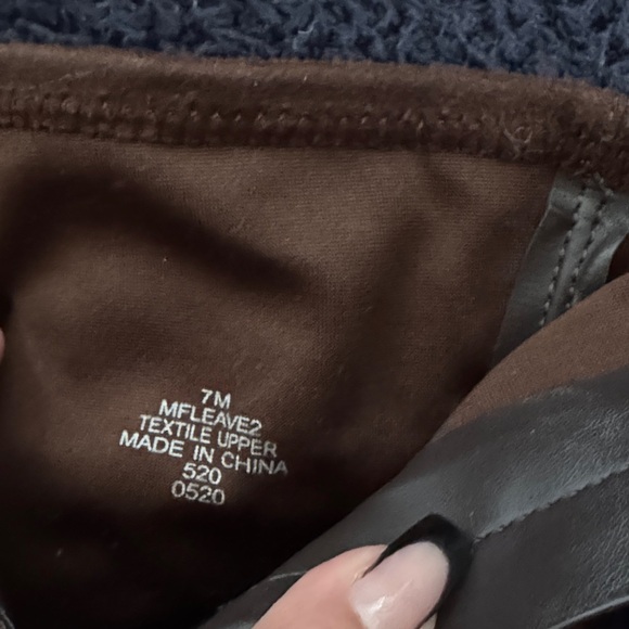 Marc Fisher Rich Brown faux Suede Heeled Boots - Picture 6 of 7